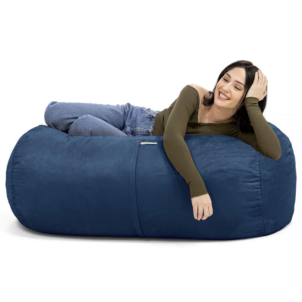 Jaxx 4&#39; Lounger Bean Bag in Navy, , large