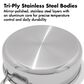 Green Pan Trident Hybrid Nonstick Stockpot with Lid in Stainless Steel, , large