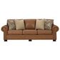 Ashley Carianna Stationary Sofa and Loveseat Set in Caramel, , large