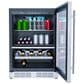 Elica 4.8 Cu. Ft. Glass Door Beverage Center with Door Alarms in Stainless Steel, , large