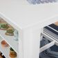 Linon Home Decor Mayfair Counter Height Space Saving Table in White - Table Only, , large