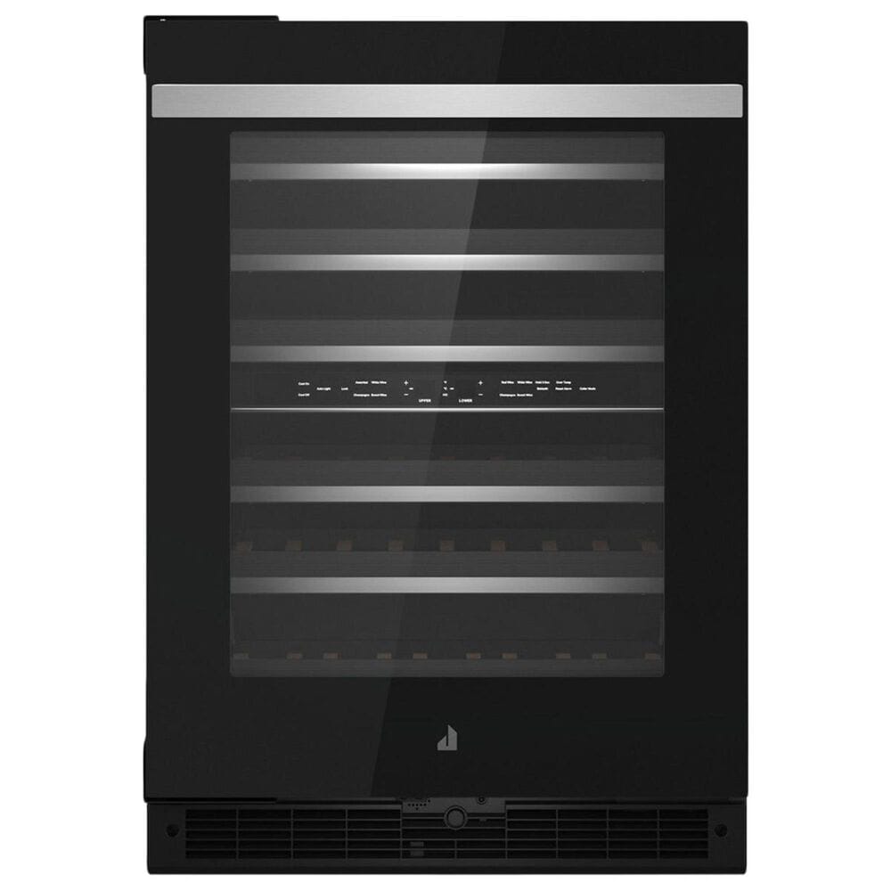 JennAir NOIR 24" Left Swing Built-In Under Counter Wine Cellar in Black, , large