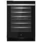 JennAir NOIR 24" Left Swing Built-In Under Counter Wine Cellar in Black, , large