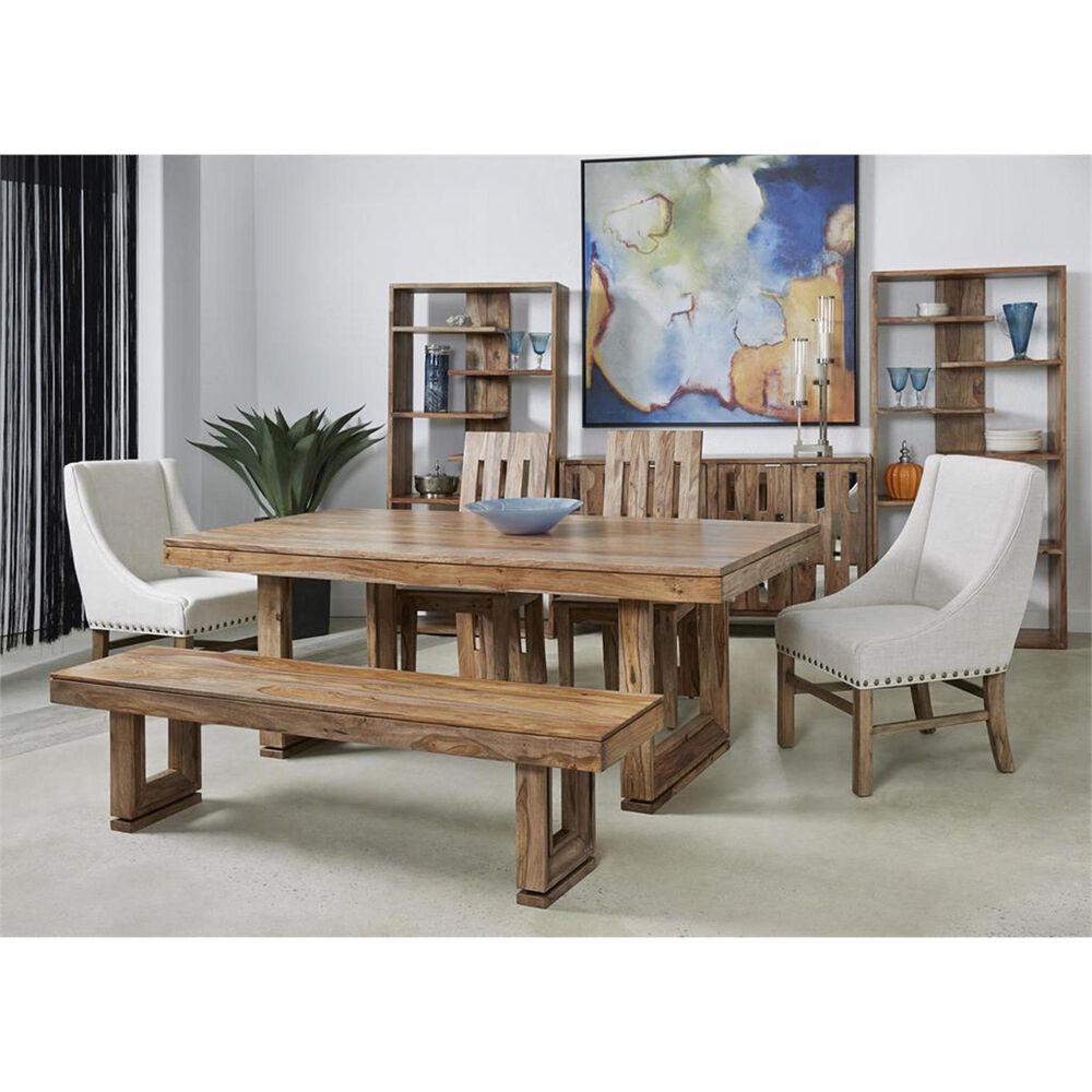 Shell Island Furniture 6-Piece Dining Set in Brownstone, , large