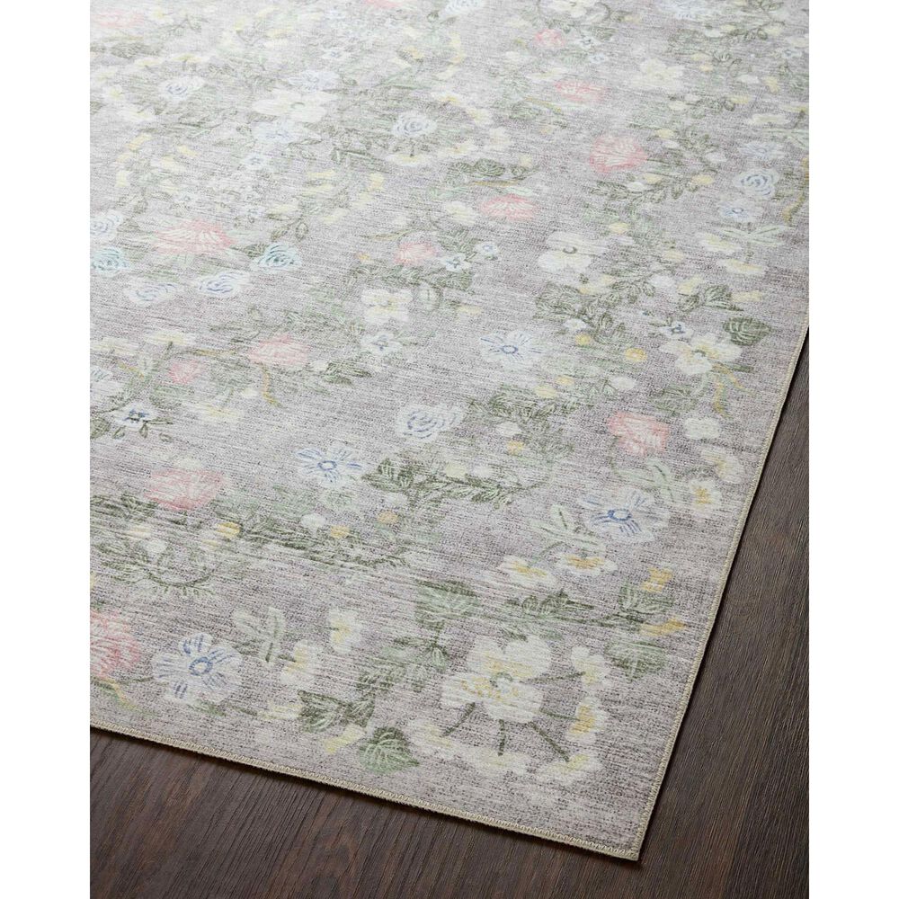 Rifle Paper Co. Palais 7&#39;6&quot; x 9&#39;6&quot; Grey Area Rug, , large