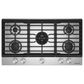KitchenAid 36" Gas Cooktop with Backlit Knobs and Griddle in Stainless Steel, , large