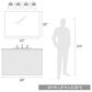 Golden Lighting Hines 4-Light Bath Vanity in Matte Black, , large