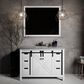 Lexora Home Marsyas 48" Single Bathroom Vanity in White with Grey Quartz Top and Rectangular Sink, , large