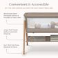 Delta Children Bondi Beechwood Bed Bassinet in Tan Melange, , large
