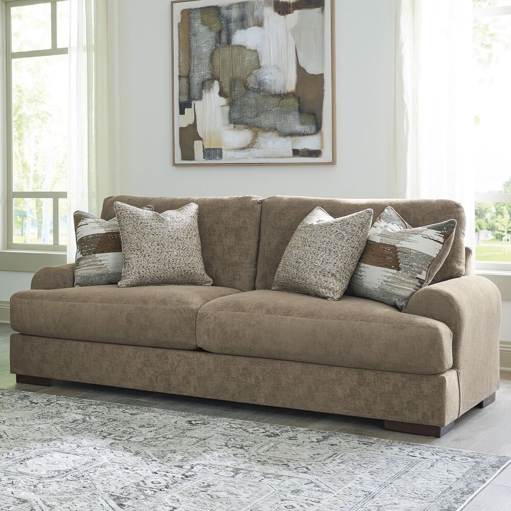 Ashley Jayne Park Stationary Sofa in Pecan, , large