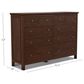 Archbold Furniture Heritage 10 Drawer Dresser Only in Brown Mahogany, , large