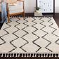 Surya Berber Shag BBE2303 5"3" x 7"3" Charcoal and Light Beige Area Rug, , large