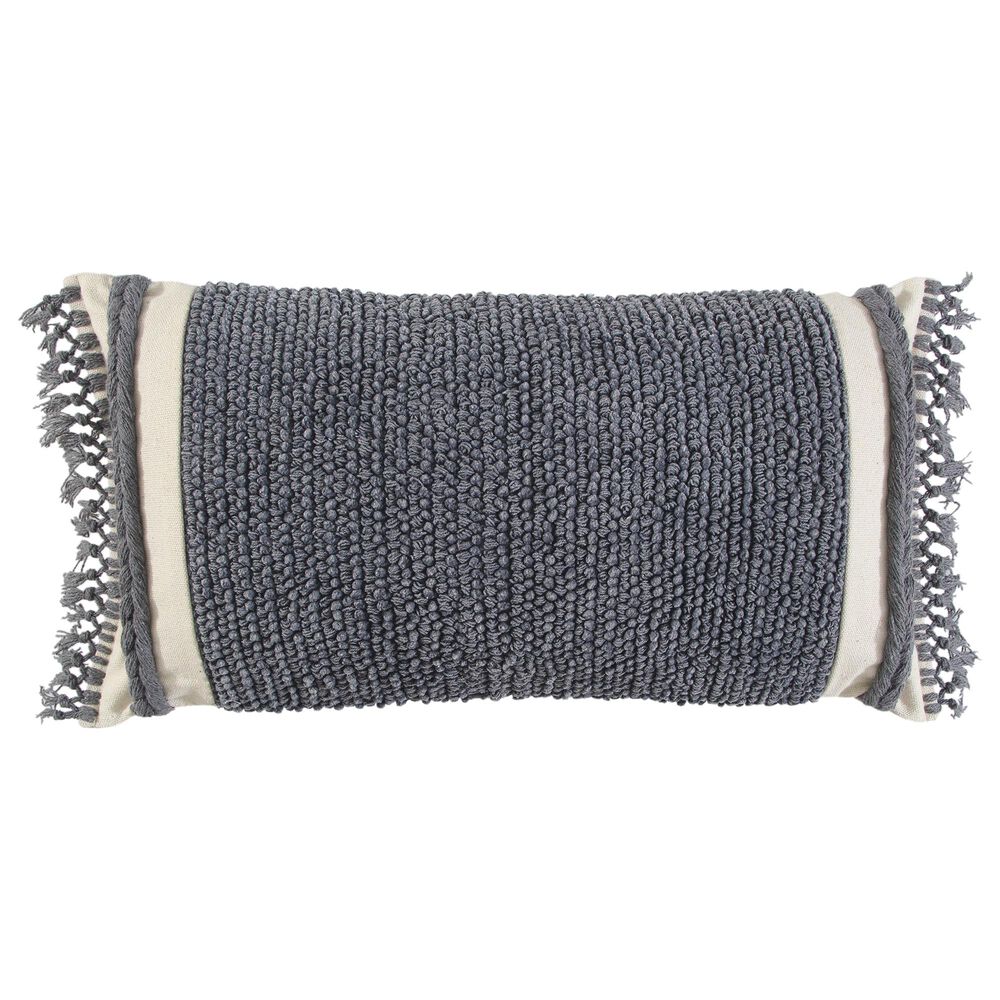 Rizzy Home 14" x 26" Cotton Pillow in Grey, , large
