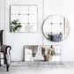 A&B Home Antique Glass Wall Mirror in Black, , large