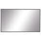 Maple and Jade 24" Rectangular Wall Mirror in Black, , large