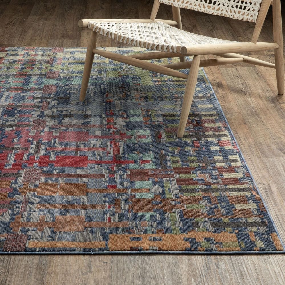 Oriental Weavers Tisdell Blue and Multicolor 5&#39;3&quot; x 7&#39;6&quot; Area Rug, , large