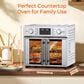 HOMLUX 26 Qt Large Air Fryer Toaster Oven in Silver, , large
