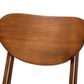 Baxton Studio Katya Counter Stool with Sand Cushion in Walnut Brown (Set of 2), , large