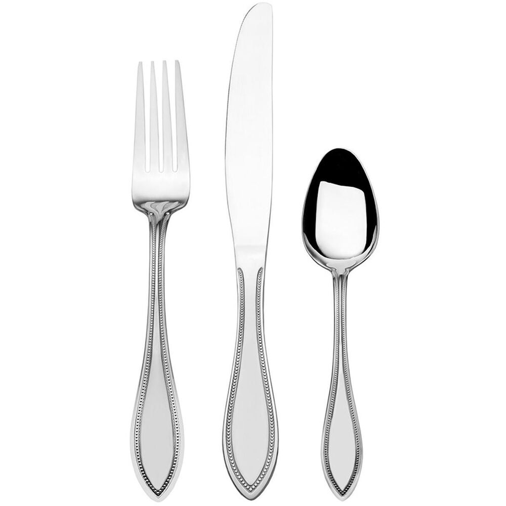 Lifetime Brands International Bead American Bead 18 Piece Flatware Set , , large