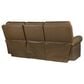 Flexsteel Alexander Power Reclining Sofa with Console Headrest and Lumbar in Tawny, , large