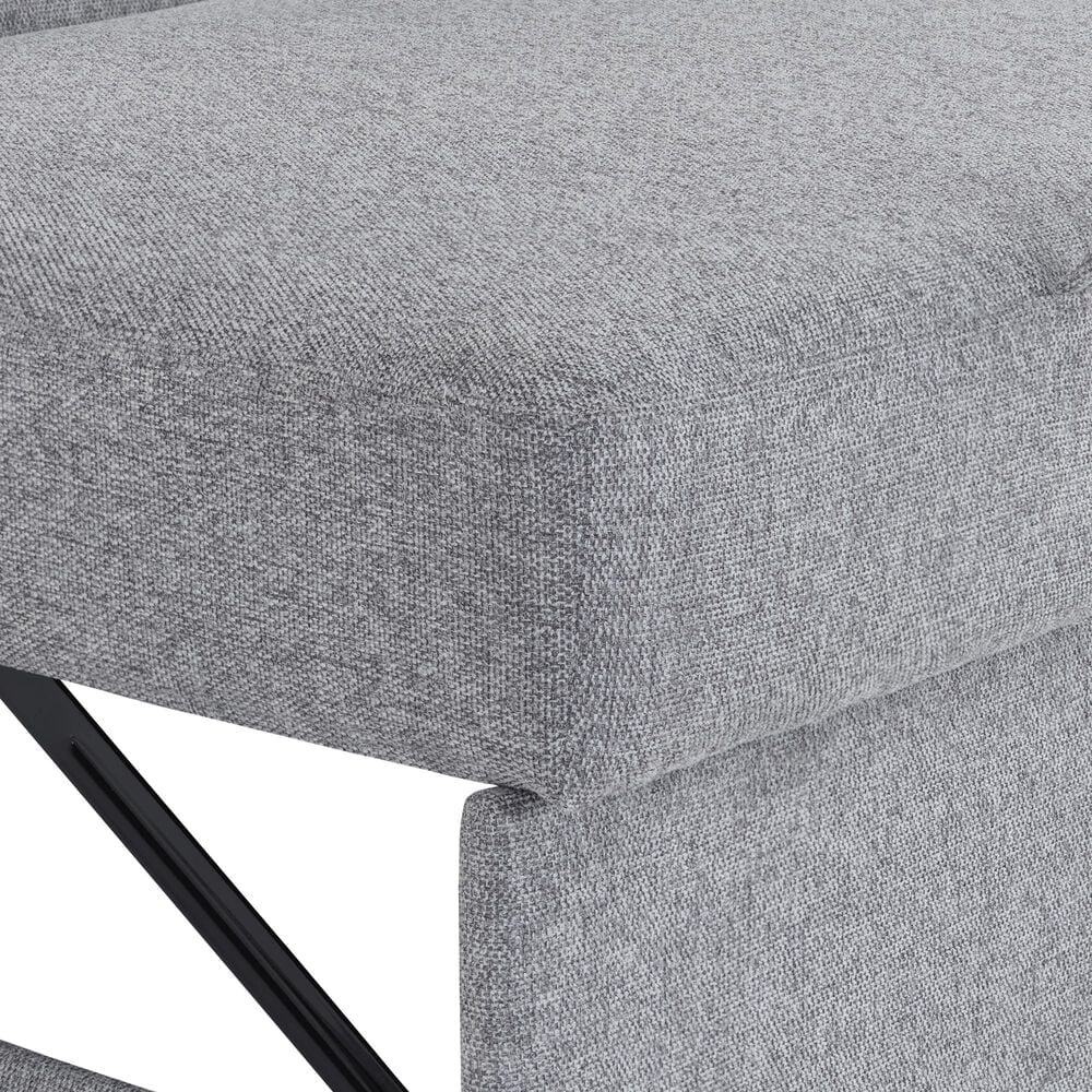 Lifestyle Solutions Mia Convertible Sofa in Light Gray, , large