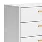 Ashley Socalle 6-Drawer Dresser in Matte White and Gold, , large