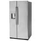 GE Profile 21.9 Cu. Ft. Side-By-Side Refrigerator in Fingerprint Resistant Stainless Steel, , large