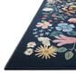 Rifle Paper Co. x Loloi Perennial Strawberry Fields 7"10" x 11"2" Black Area Rug, , large