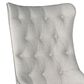 Hooker Furniture Castella Tufted Side Chair with Natural Tan Cushion in Antique Slate (Set of 2), , large