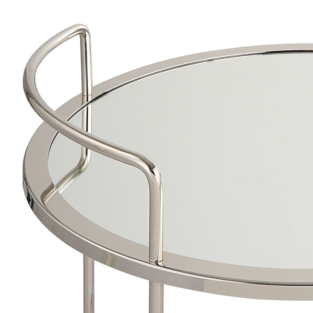 Uttermost Spritz Bar Cart in Polished Chrome, , large