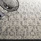 Surya Louvre Black, Ivory and Cream 10" x 14" Area Rug, , large