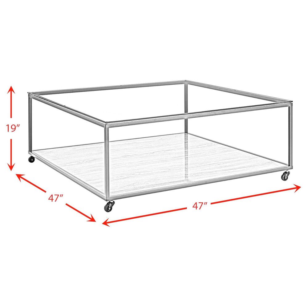 Mayberry Hill Yasmin Coffee Table in Grey, , large