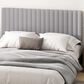 HOMLUX Roanne Queen Upholstered Tufted Headboard in Glacier, , large