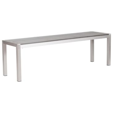 Zuo Modern Metropolitan Bench in Silver/Gray, , large