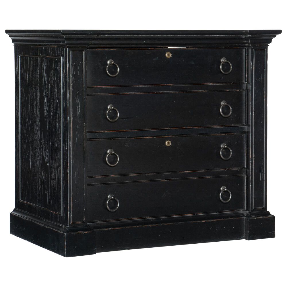 Hooker Furniture Bristowe Lateral File in Black and Warm Brown, , large