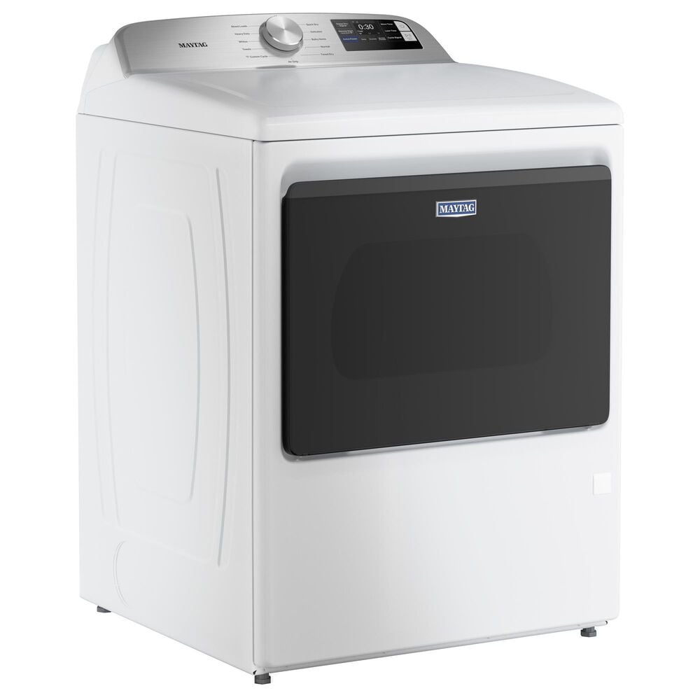 Maytag 5.2 Cu. Ft. Smart Top Load Washer and 7.4 Cu. Ft. Smart Gas Top Load Dryer Laundry Pair in White, , large