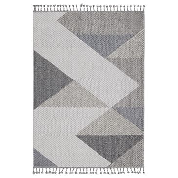 Signature Design by Ashley Toksook 7"6" x 10"5" Cream, Gray, Taupe and Blue Area Rug, , large