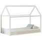 Mayberry Hill Sami Twin Canopy Montessori Bed in White, , large