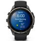 Garmin fenix 9 Pro Smartwatch 47mm Carbon Gray DLC Titanium with Black and Pebble Gray Silicone Band, , large