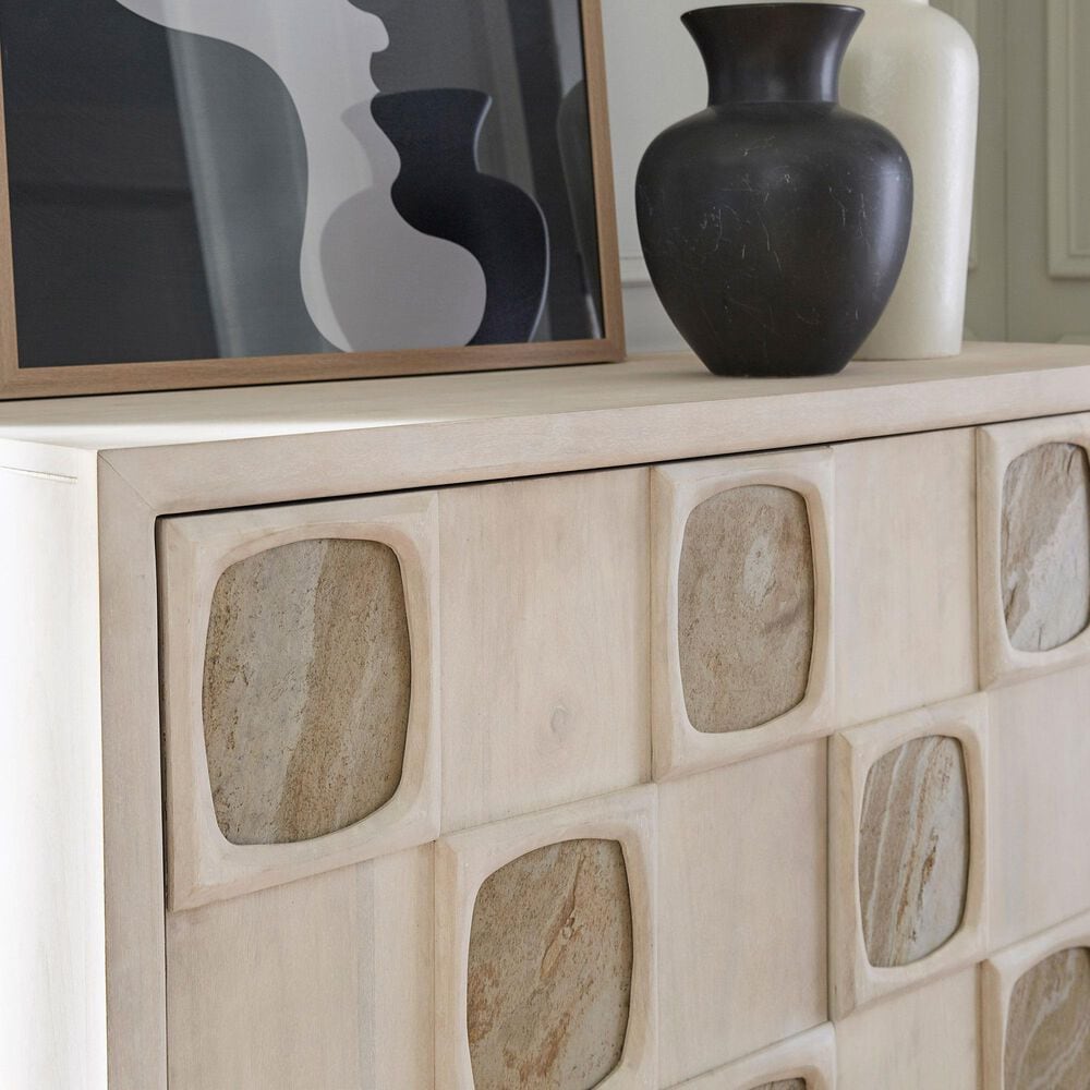 Chapel Hill Bar and Game Room 2-Door Contemporary Bar Cabinet in Stone, , large