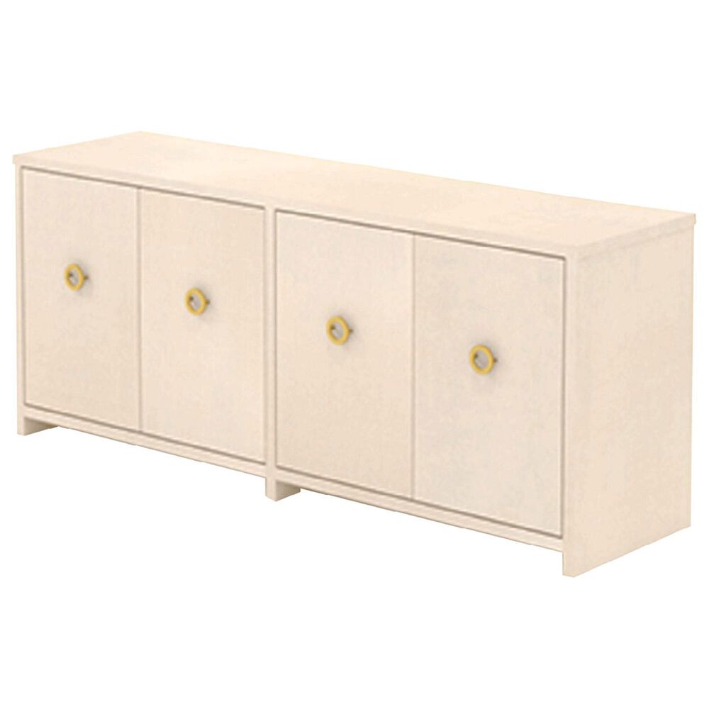 Sauder Grand Coast 57" TV Credenza in Dove Linen, , large
