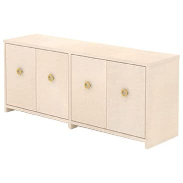 Sauder Grand Coast 57" TV Credenza in Dove Linen, , large