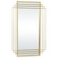 CosmoLiving by Cosmopolitan 24" x 36" Wall Mirror in Shiny Gold, , large