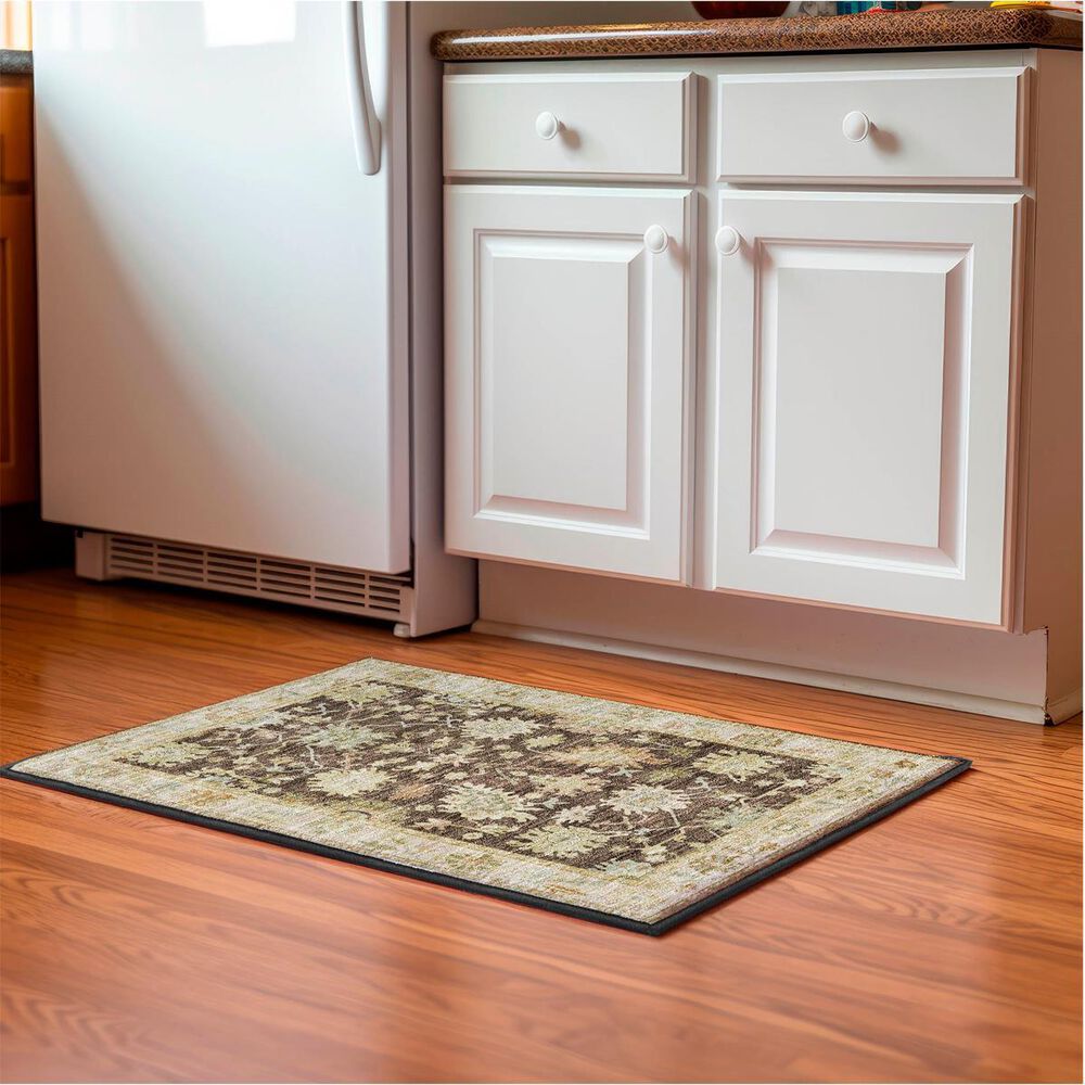 Dalyn Rug Company Hatay HY2 2&#39;6&quot; x 3&#39;10&quot; Chocolate Area Rug, , large