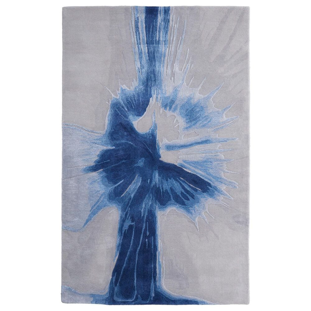 Feizy Rugs Kawai 9" x 12" Blue Area Rug, , large
