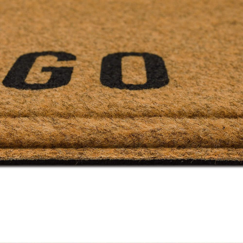 Accommodatie onwetendheid bovenste Karastan Bristol Go Away 1'6" x 2'6" Natural Door Mat | NFM