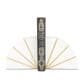 Maple and Jade 5" Decorative Bookend in Matte White, Gray and Gold (Set of 2), , large