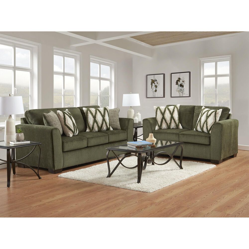 Arapahoe Home Stationary Queen Sleeper Sofa in Athena Basil, , large