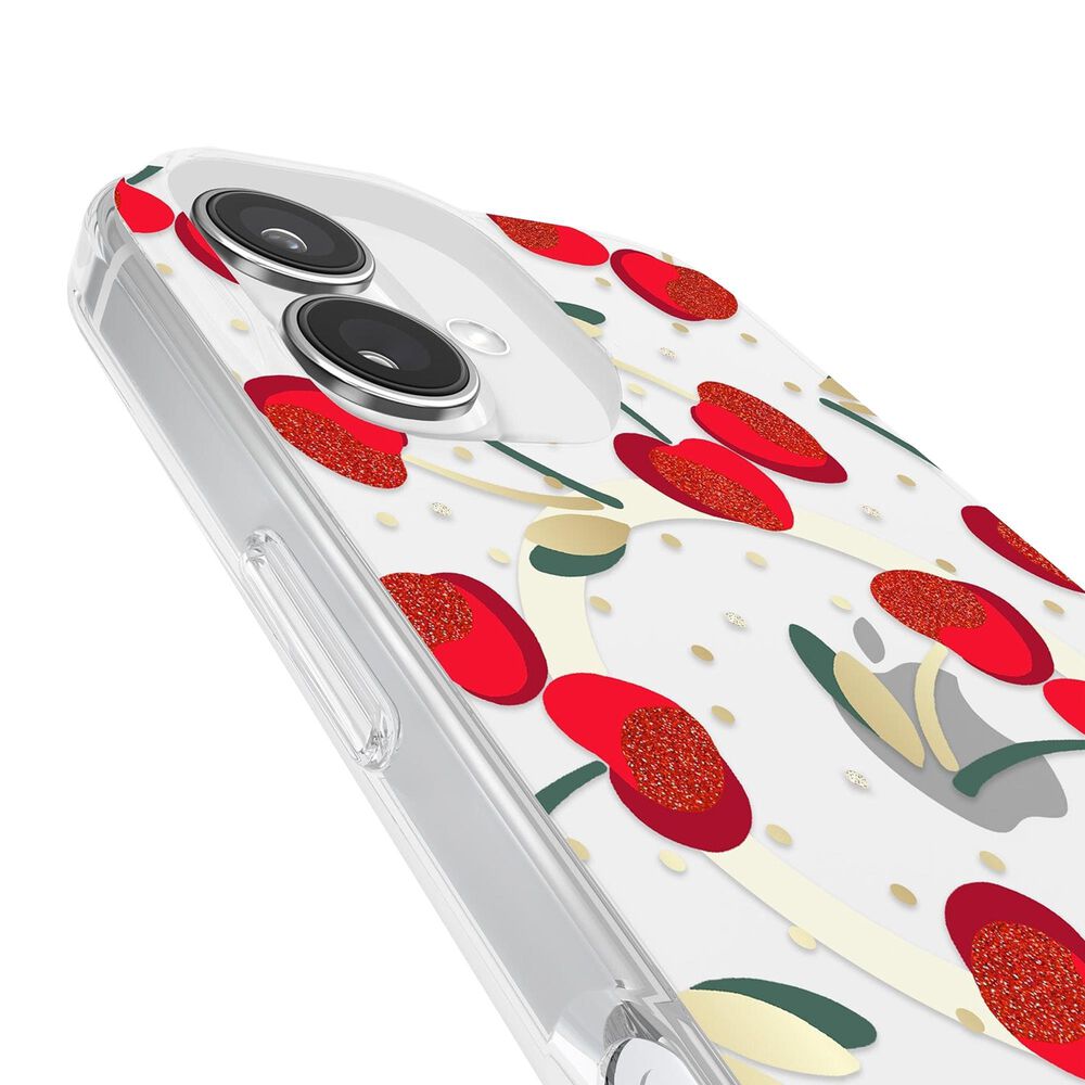 Kate Spade Protective MagSafe Case for iPhone 16 in Cherry Dot, , large