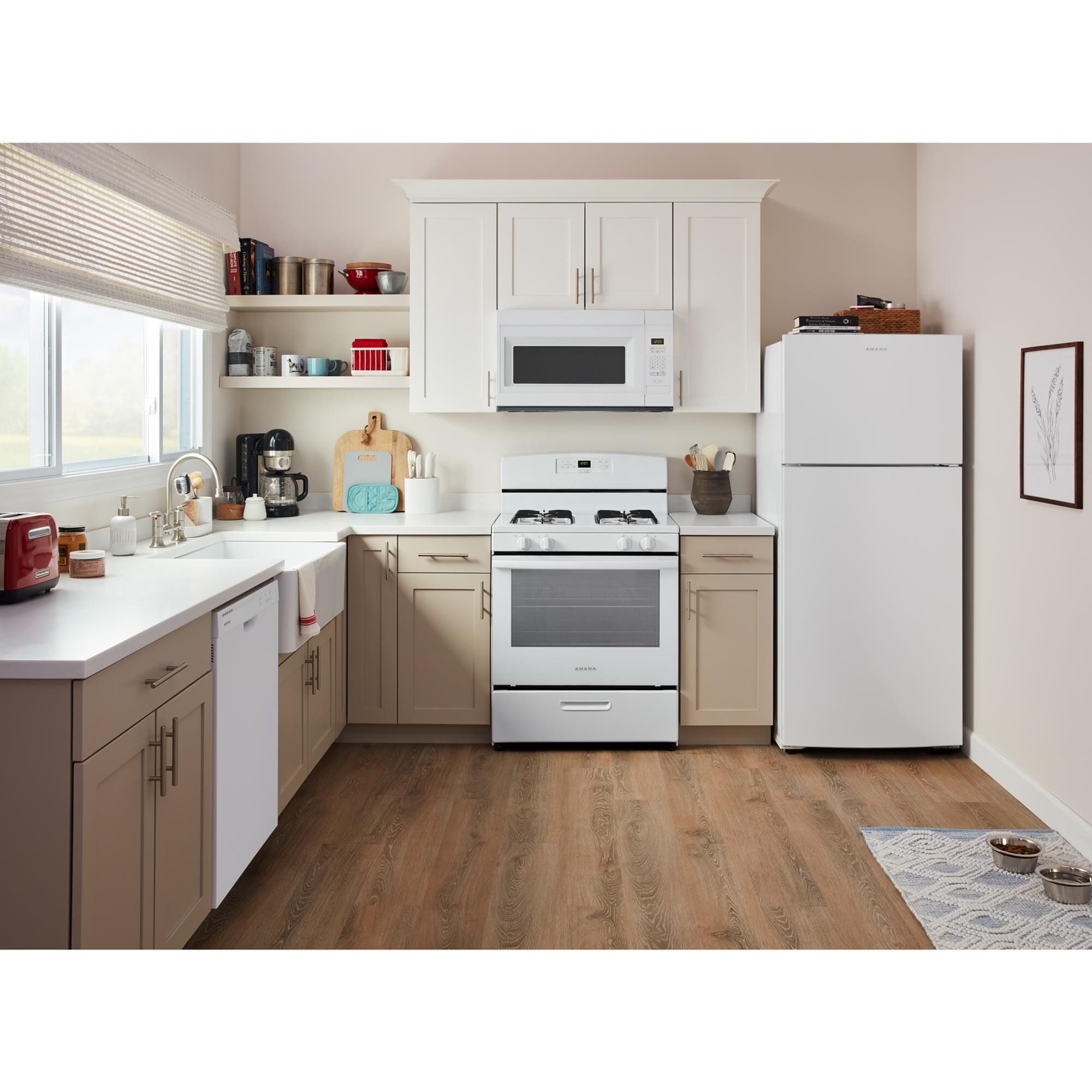 Amana 19 Cu. Ft. Wide Top-Freezer Refrigerator in White